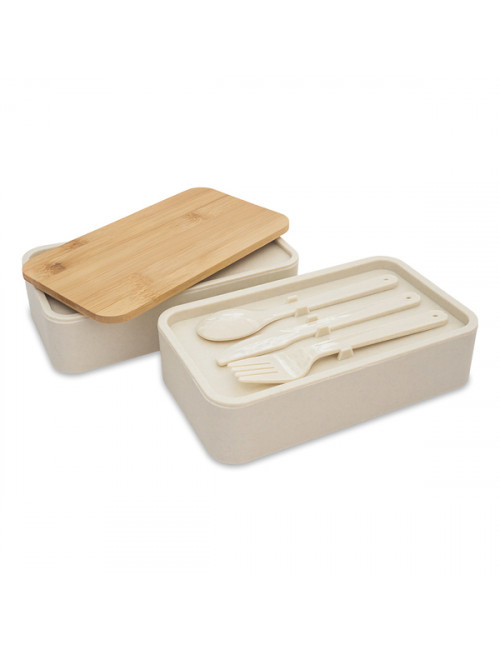 Victor lunch box podwójny, beżowy 