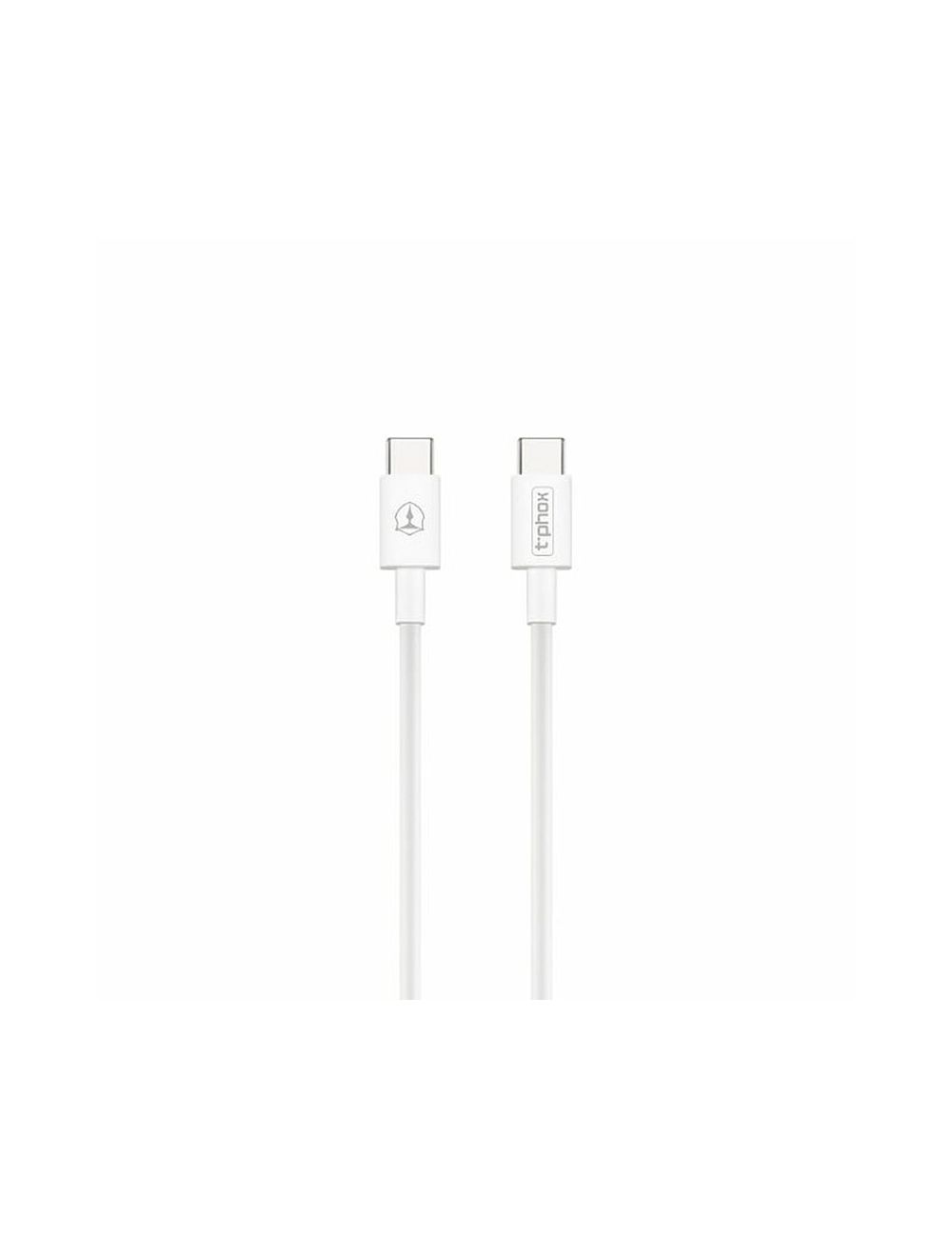 KABEL T-PHOX GLARY TYPE-C - TYPE-C WHITE 1M | 3A | 60W