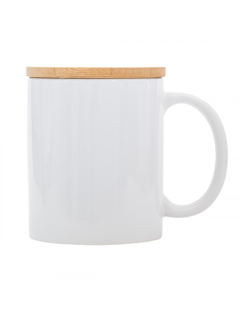 Kubek ceramiczny Lund, biały