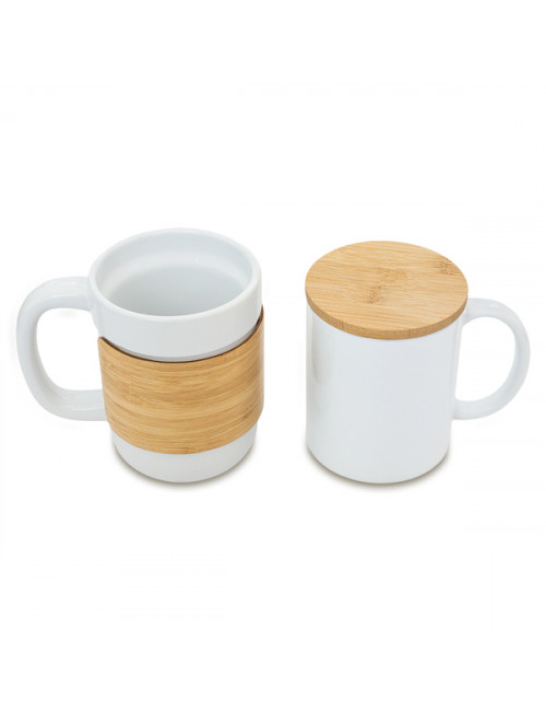 Kubek ceramiczny Soro, biały 