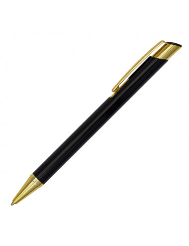 Długopis aluminiowy Lindi, czarny  2