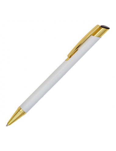 Długopis aluminiowy Lindi, biały