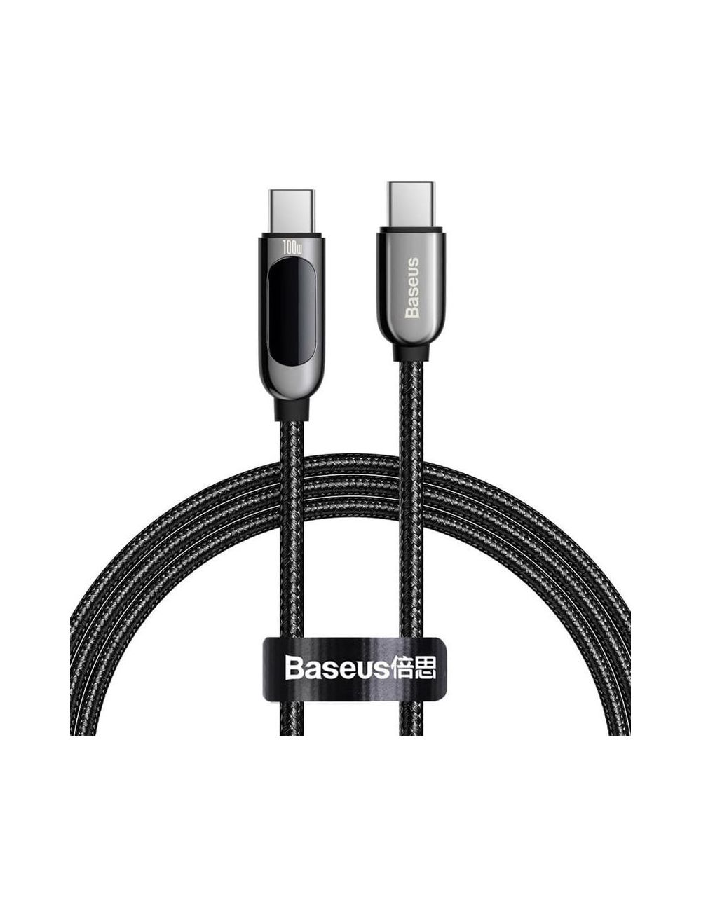 KABEL BASEUS DISPLAY USB-C/USB-C 100W PD 1M BLACK/CZARNY