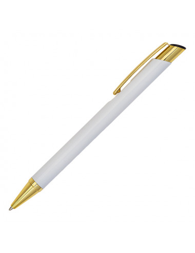 Długopis aluminiowy Lindi, biały  2