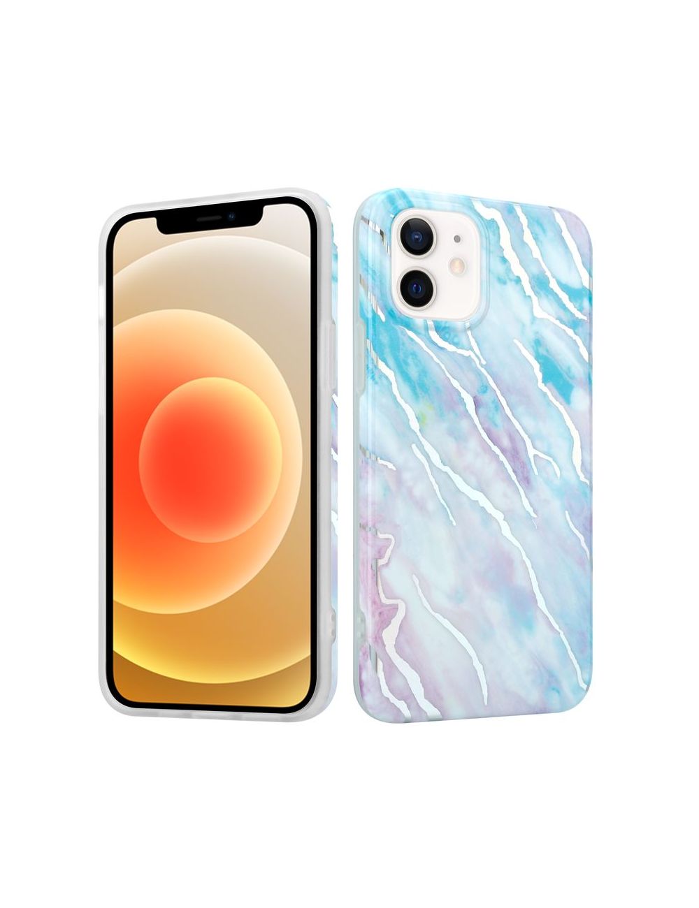 MX MARBLE IPHONE XR WHITE / BIAŁY