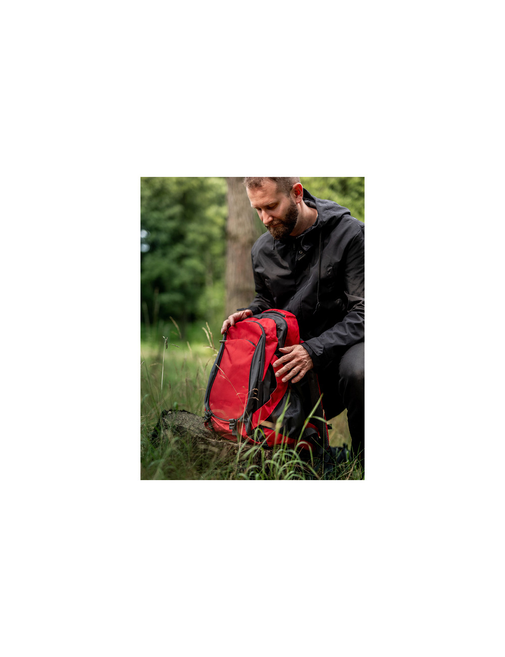 Plecak Kaprunt, czerwony 