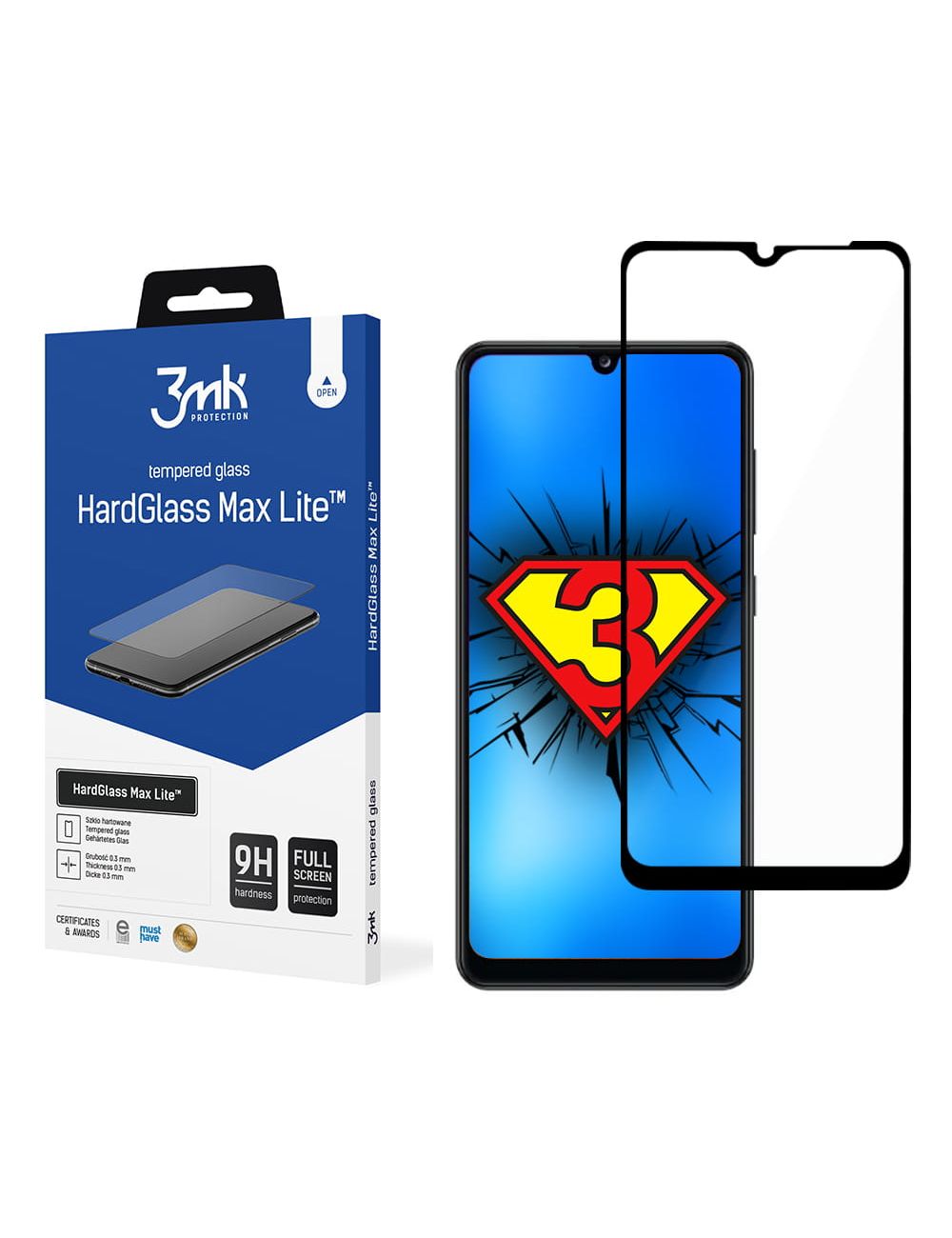 3MK HARD GLASS MAX LITE SAMSUNG A32 4G