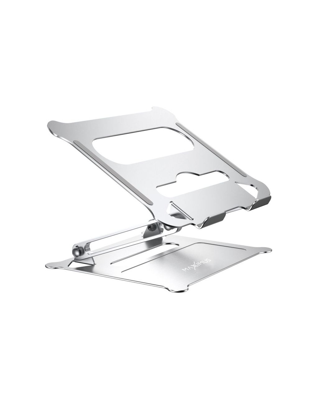 MAXXIMUS FOLD PRO LAPTOP STAND SILVER/SREBRNY, regulowana podstawka