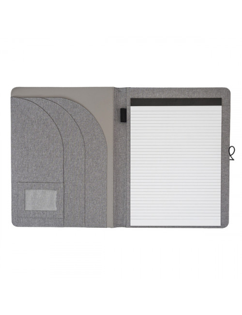 Teczka A4 z RPET Crawley, szary 