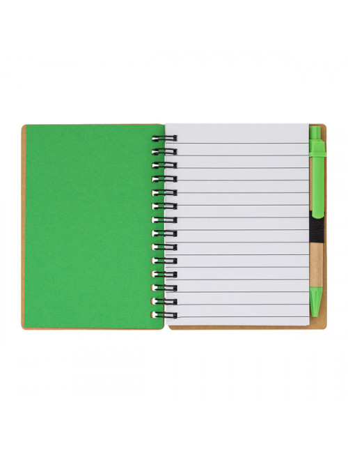 Notes gładki Smile, zielony