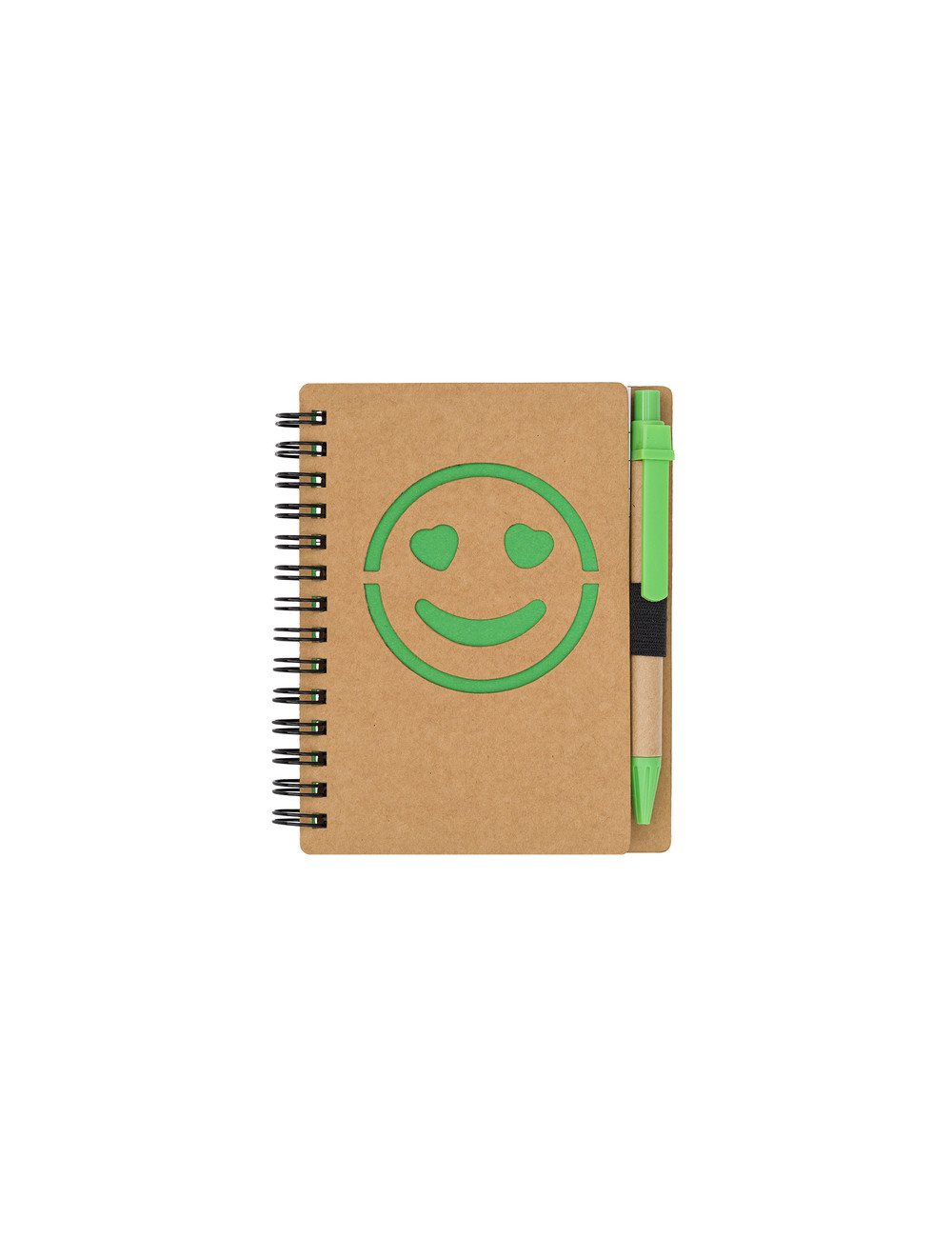 Notes gładki Smile, zielony