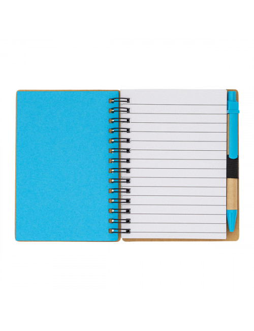 Notes gładki Smile, jasnoniebieski