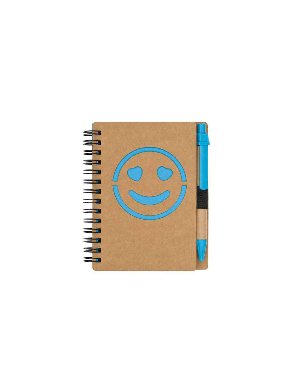 Notes gładki Smile, jasnoniebieski