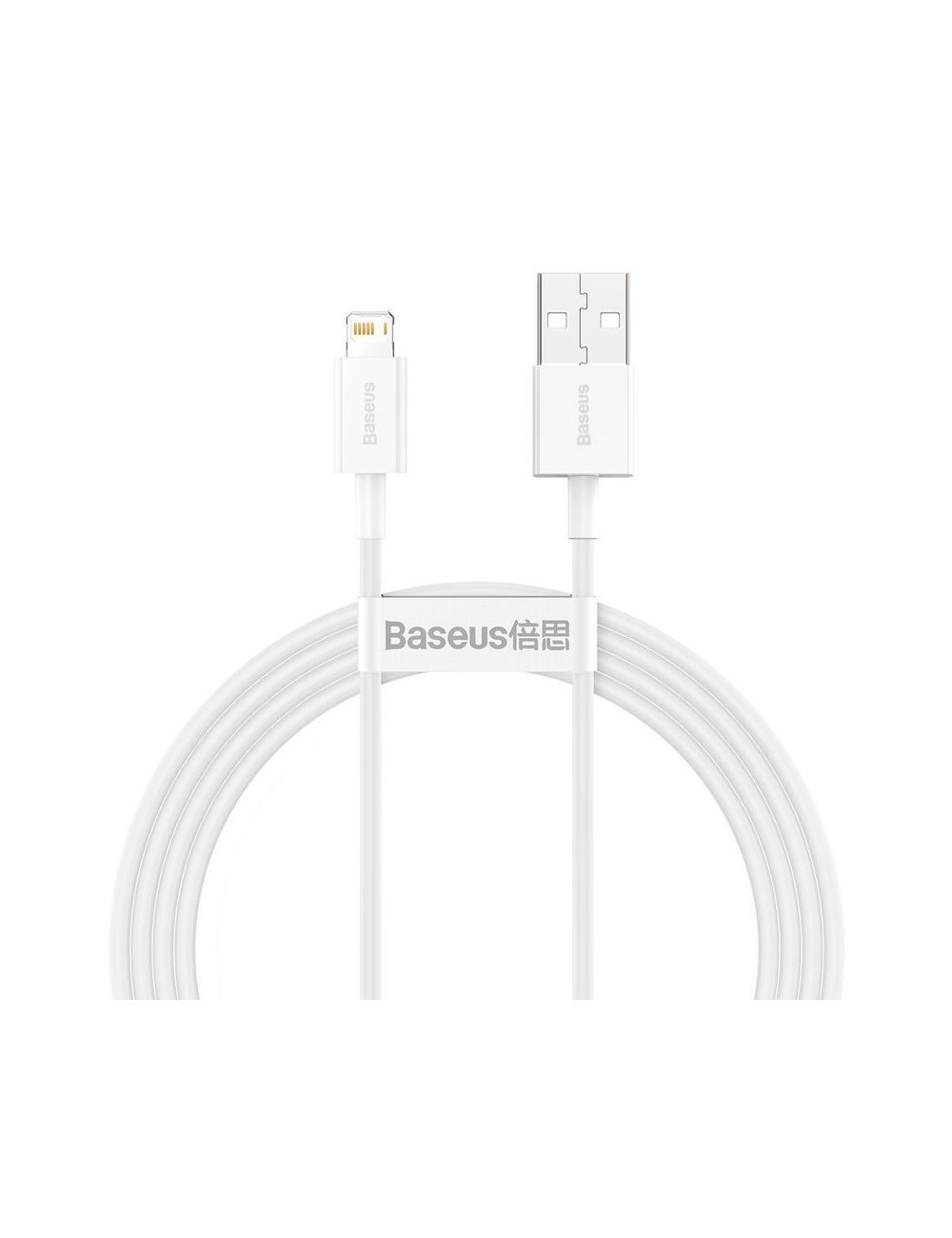 KABEL BASEUS SUPERIOR USB-LIGHTNING 2.4A 1.5M BIAŁY/WHITE