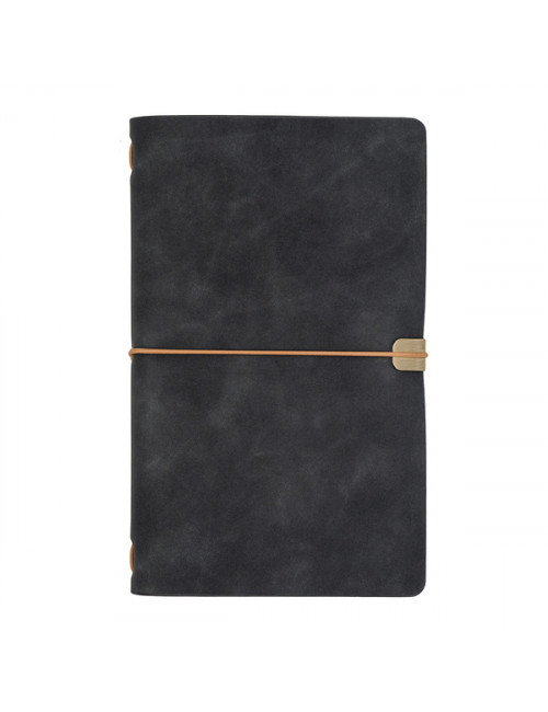 Notes w stylu retro Viaje, czarny 