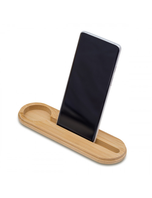 Piórnik z uchwytem na telefon Jasse, szary 