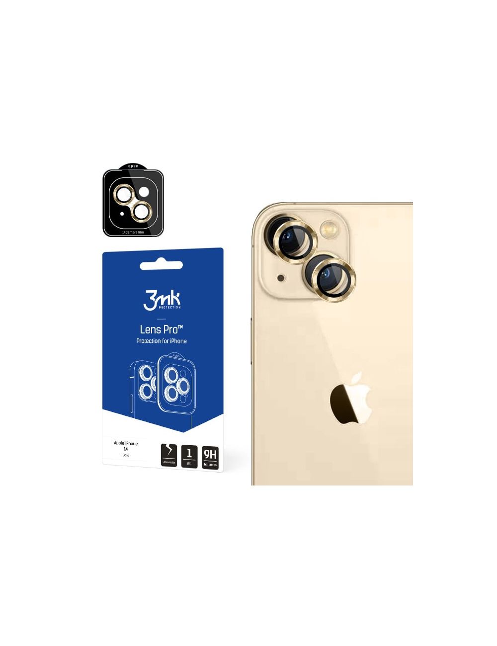 3MK LENS PROTECTION PRO IPHONE 14 GOLD