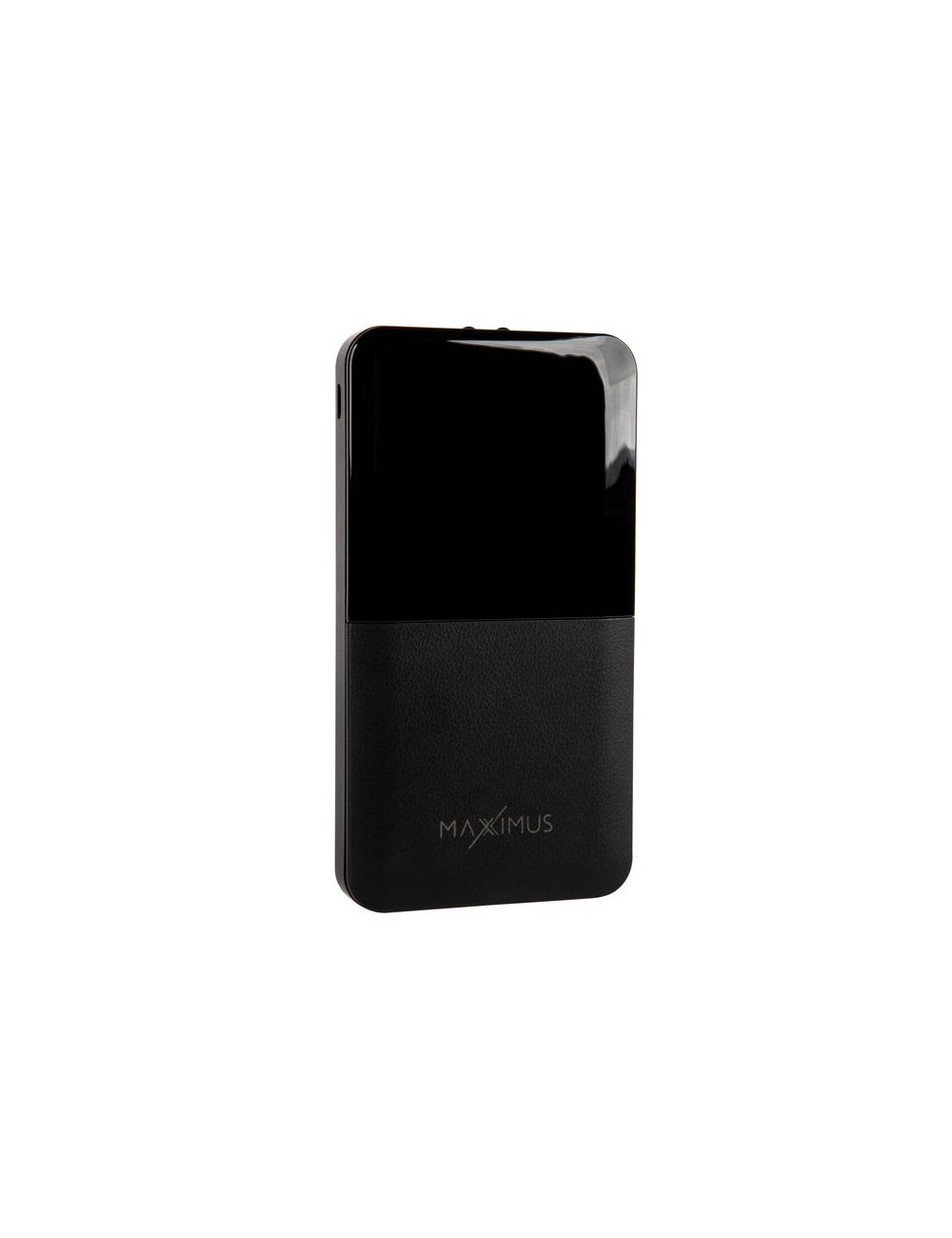 POWERBANK MX ROTH 10 000 mAh, 2xUSB, 10W Li-Po, BLACK / CZARNY, + kabel microUSB