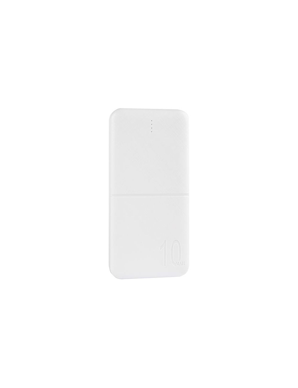 POWERBANK MX COCO 10 000 mAh, 2xUSB, 10W Li-Po, WHITE / BIAŁY, + kabel microUSB