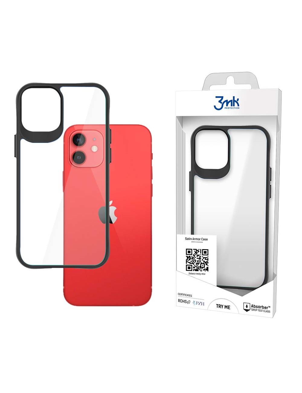 3MK SATIN ARMOR CASE+ IPHONE 12/12 PRO