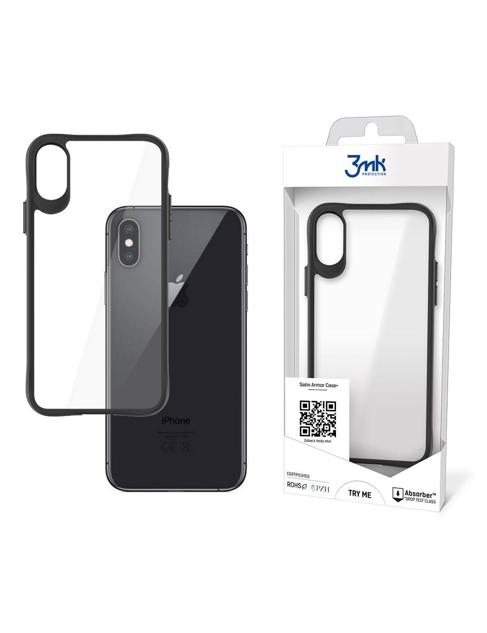 3MK SATIN ARMOR CASE+ IPHONE X/Xs