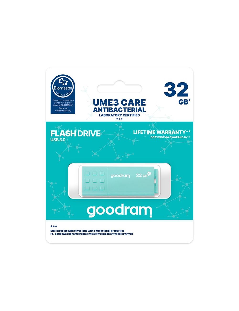 PenDrive 3.0 GOODRAM ANTIBACTERIAL 32GB