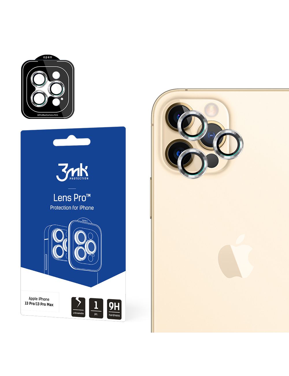 3MK LENS PROTECTION PRO Iphone 12 PRO MAX SILVER