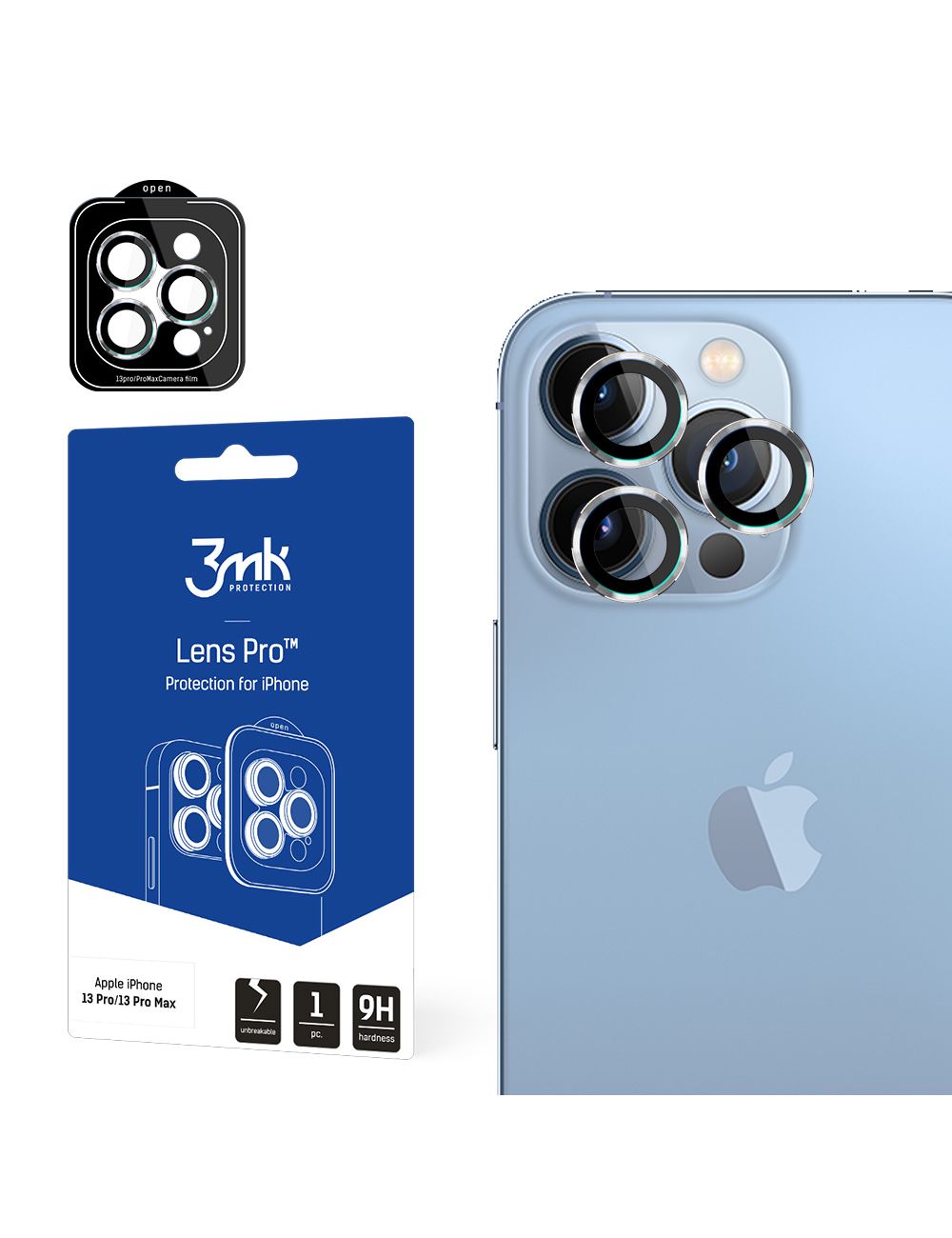 3MK LENS PROTECTION PRO IPHONE 13 PRO /13 PRO MAX SILVER