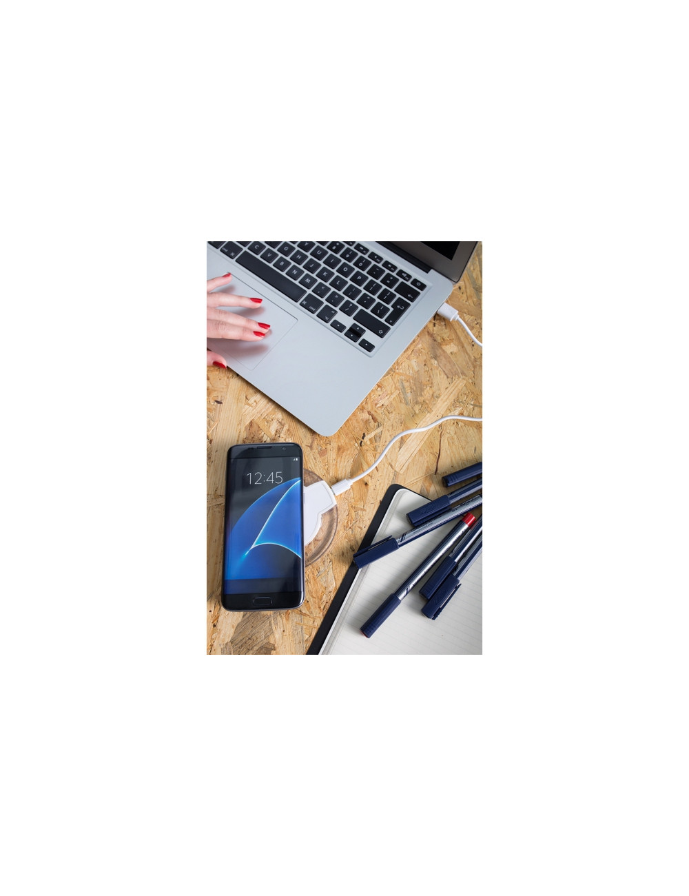 Ładowarka indukcyjna Call-ready, biały 