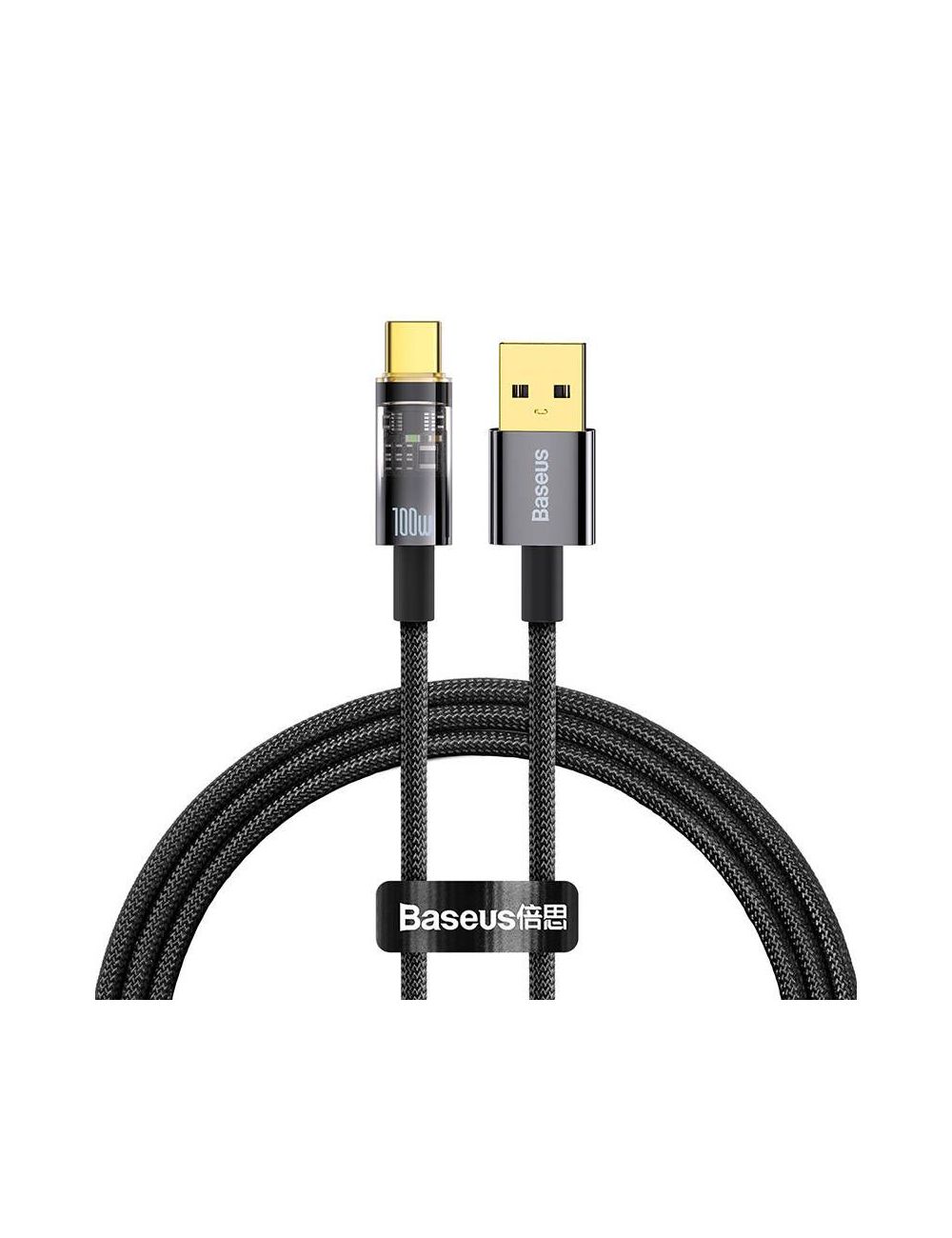 KABEL BASEUS EXPLORER USB/USB-C 100W 1M BLACK