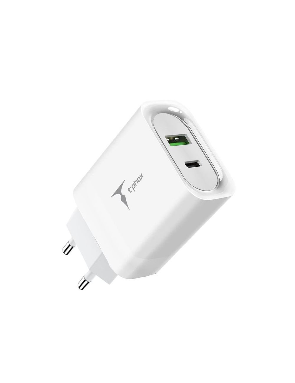 Ładowarka sieciowa T-PHOX STUDY SERIES T-PP07 47W USB/USB-C WHITE