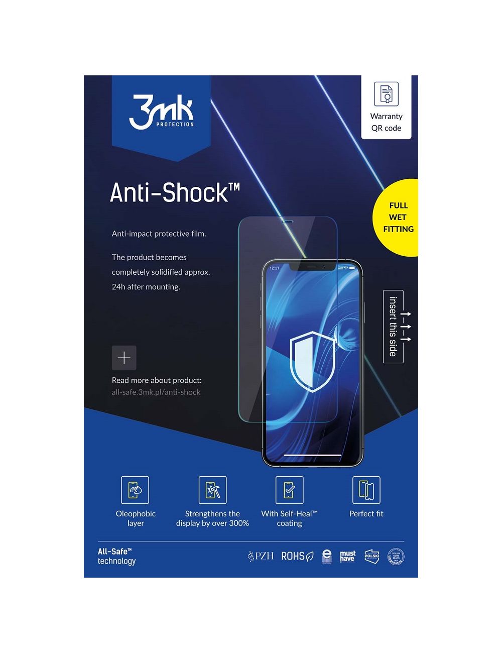 3MK AIO ANTI SHOCK PHONE 5szt WET