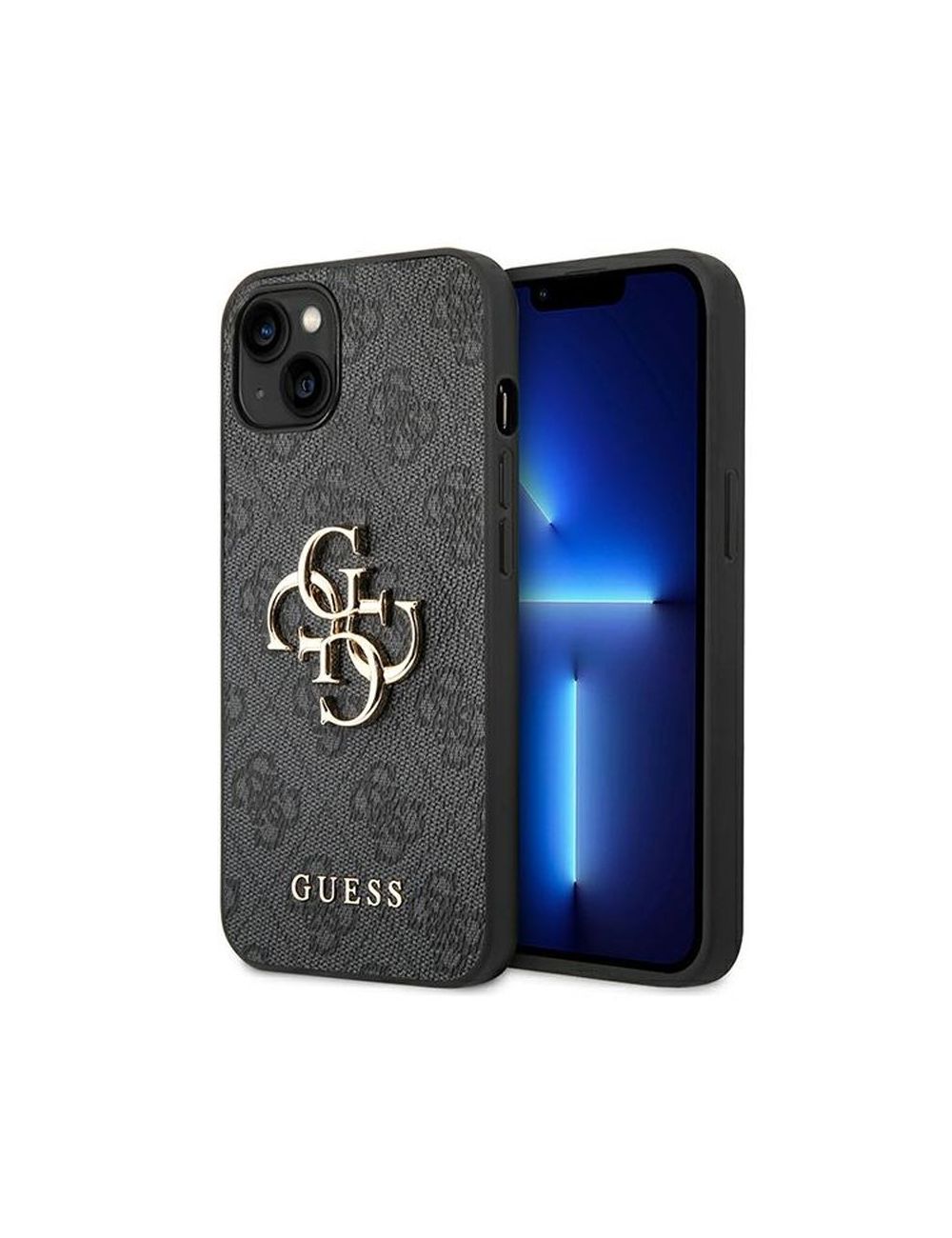 GUESS IPHONE 14 BIG METAL LOGO GUHCP14S4GMGGR SZARY/GREY