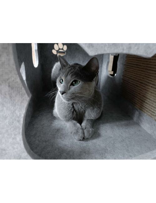 Domek dla kota Pet.Line SilentTash 54x37x32,4 cm Beżowy