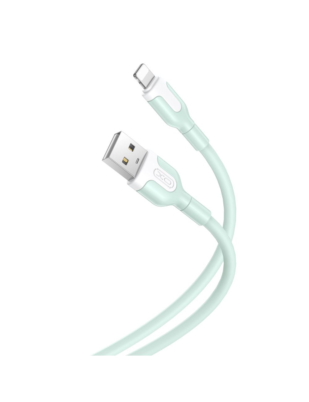 XO KABEL NB212 USB-LIGHTNING 2,1A GREEN 1M