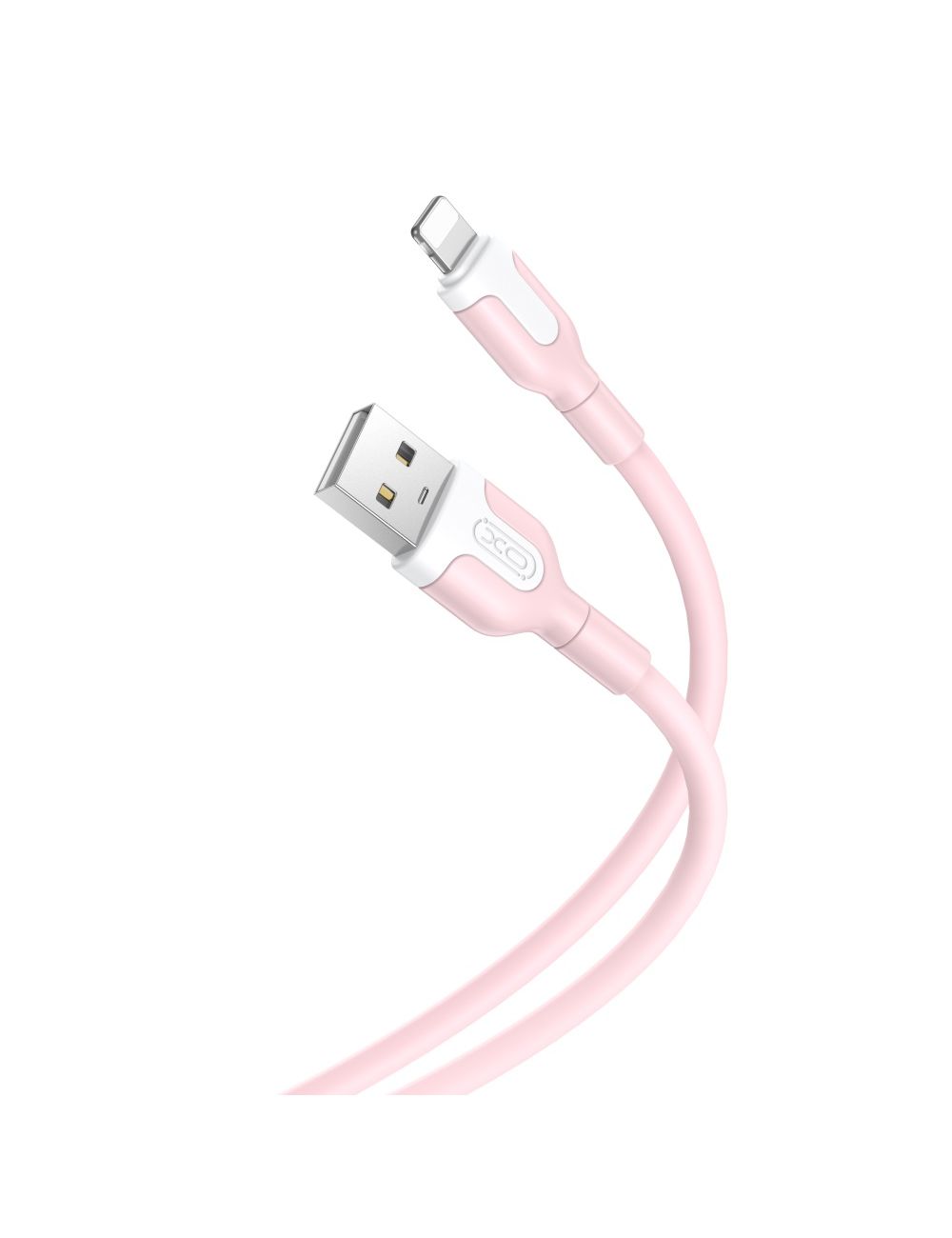 XO KABEL NB212 USB-LIGHTNING 2,1A PINK 1M