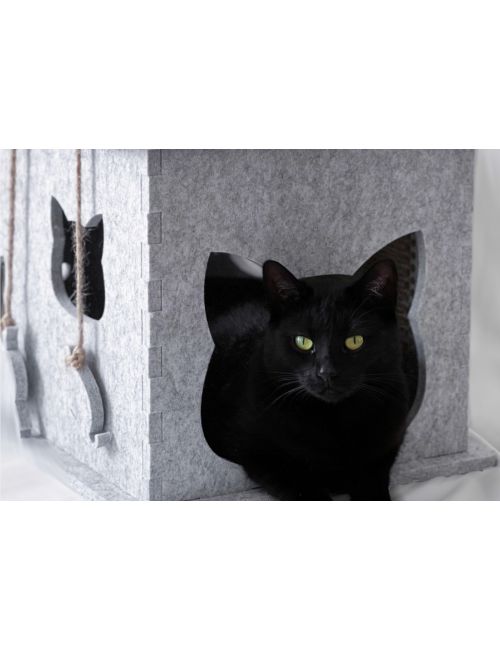 Domek dla kota Pet.Line SilentTash 54x37x32,4 cm Beżowy