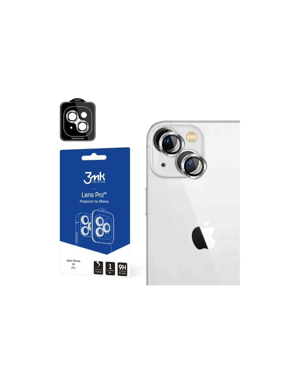 3MK LENS PROTECTION PRO IPHONE 15 SILVER