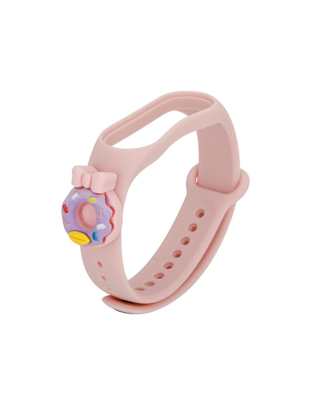 Opaska dziecięca Smart Band M5/M6/M7 PINK DONUT / RÓŻOWY PĄCZEK