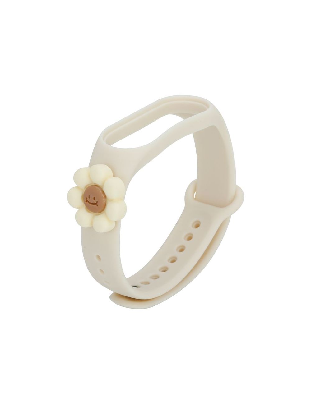 Opaska dziecięca Smart Band M5/M6/M7 WHITE FLOWER / BIAŁY KWIAT