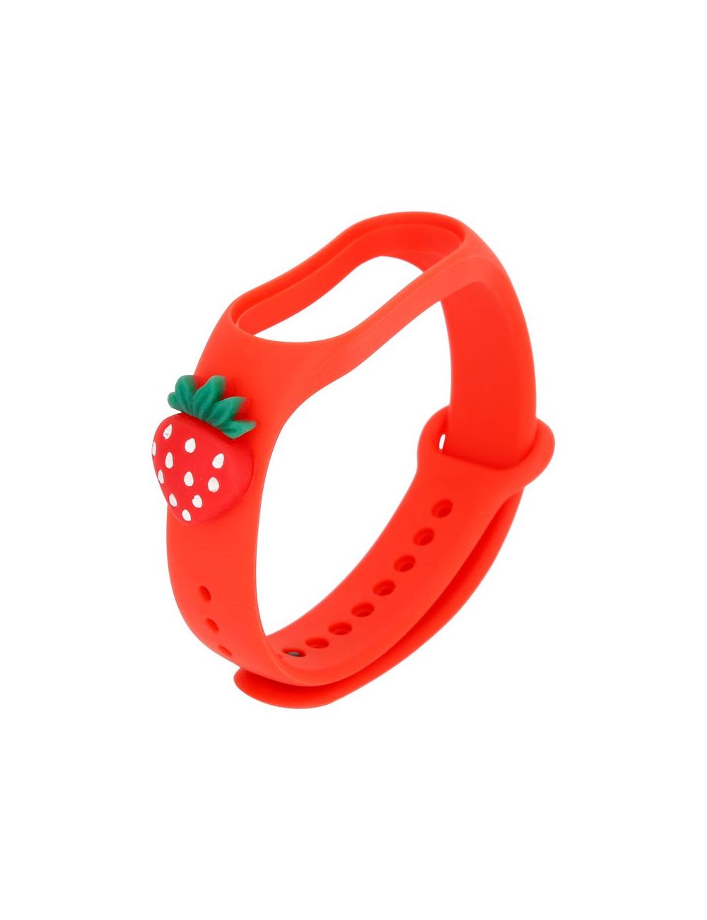 Opaska dziecięca Smart Band M5/M6/M7 RED STRAWBERRY / CZERWONA TRUSKAWKA