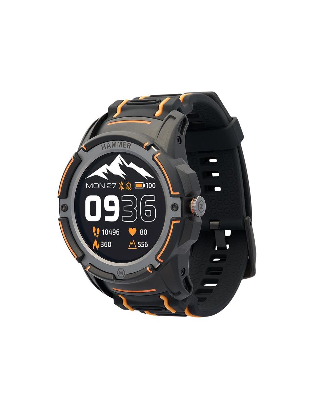 Hammer Smartwatch plus BLACK-ORANGE/CZARNY/POMARAŃCZOWY