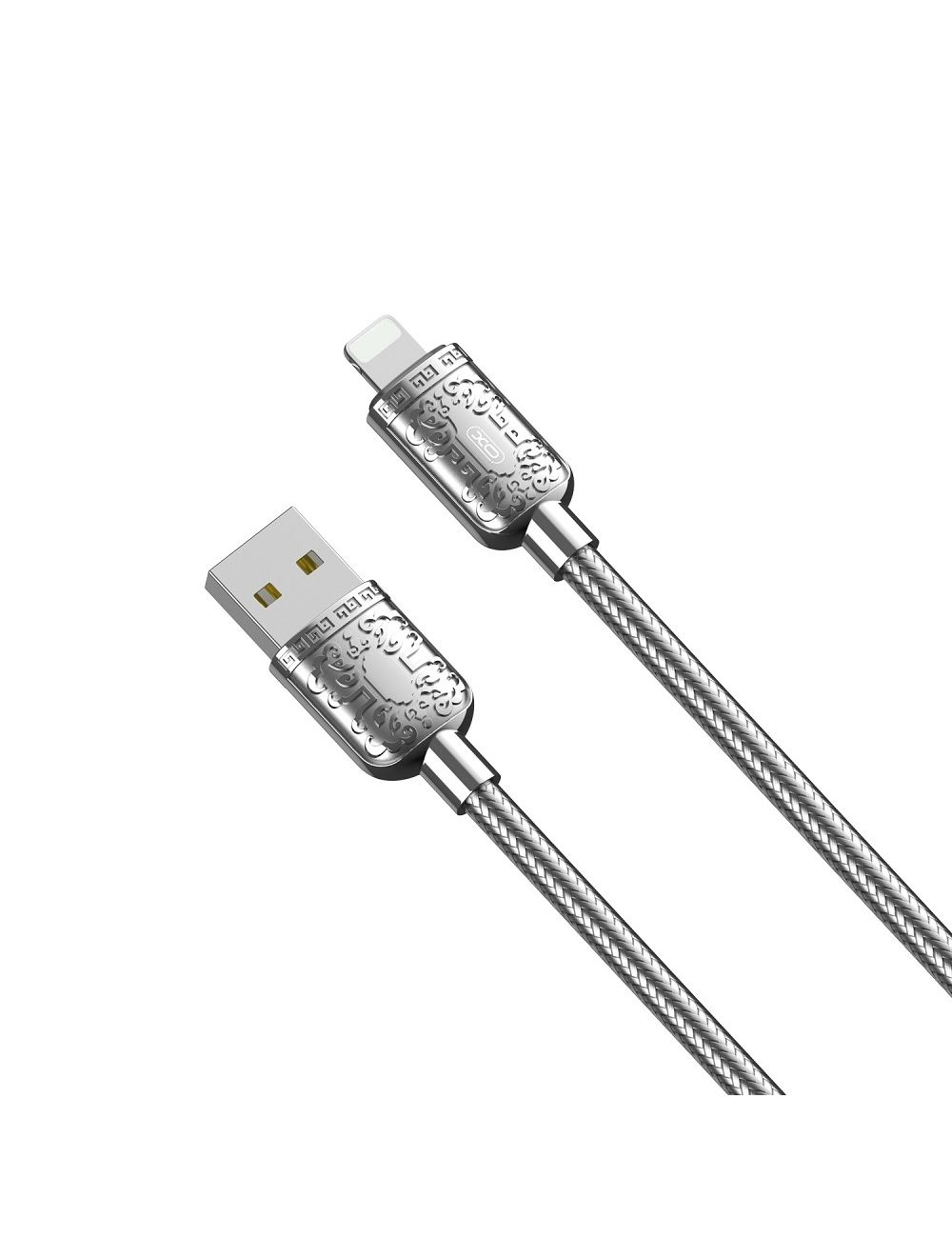 XO KABEL NB216 USB/Lightning 1m 2,4A srebrny