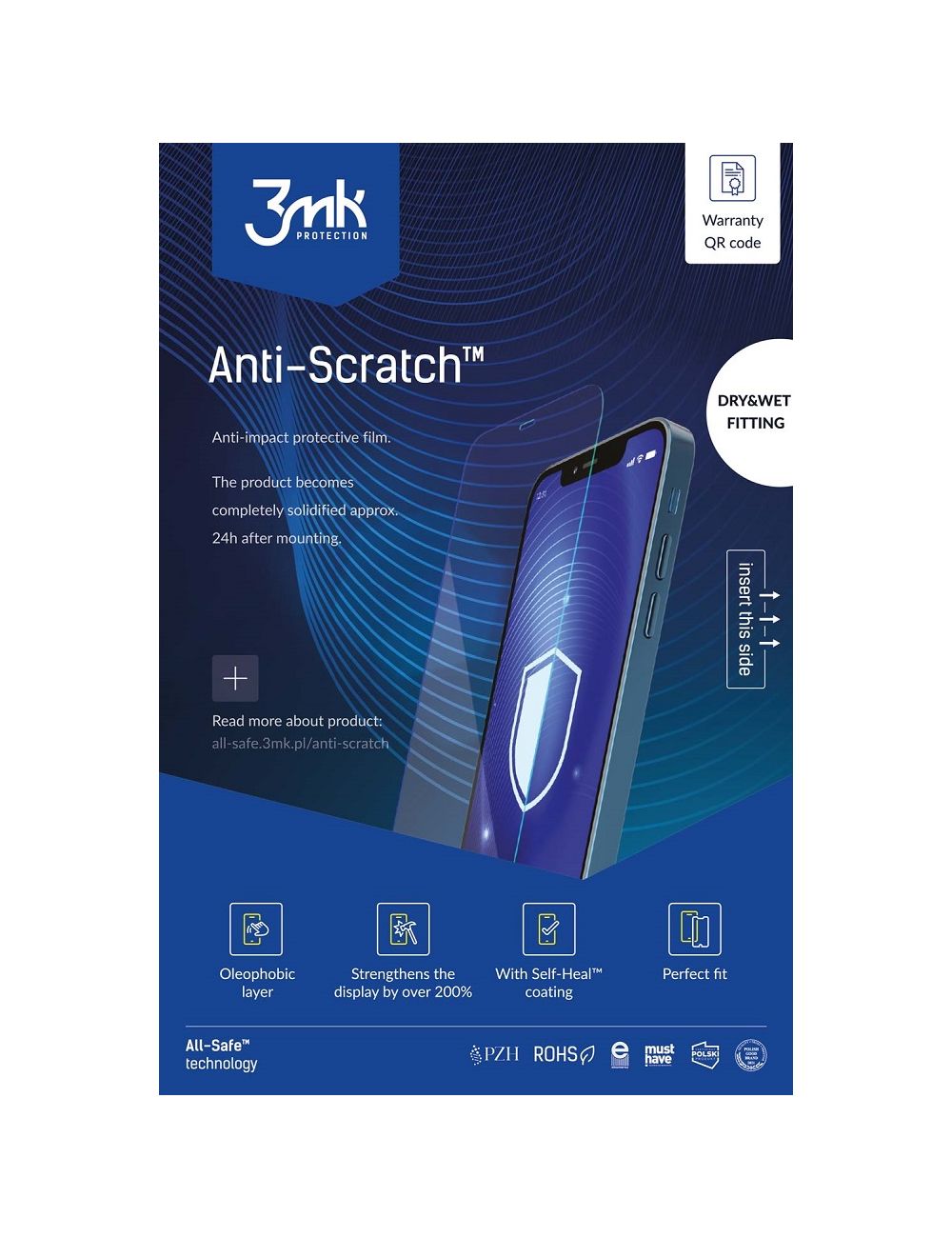 3MK AIO ANTI-SCRATCH PHONE 5szt DRY-WET