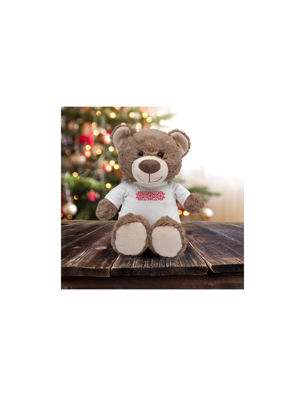 Maskotka Big Teddy w koszulce z motywem...