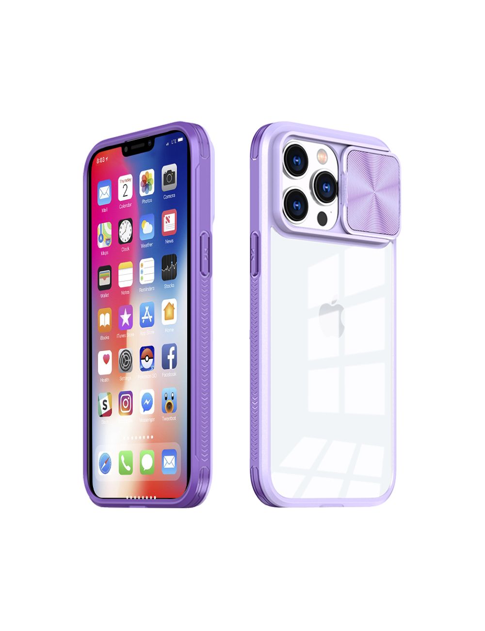 MX CAMSLIDER IPHONE 14 (6.1) PURPLE / FIOLETOWY