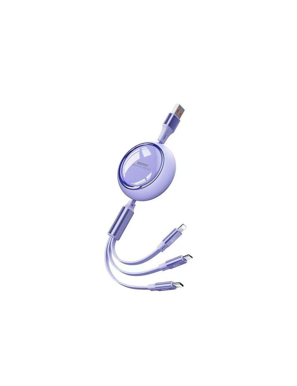 KABEL REMAX LINON SERIES 66W 3w1 USB-C/MICRO/LIGHTNING RC-C029 PURPLE