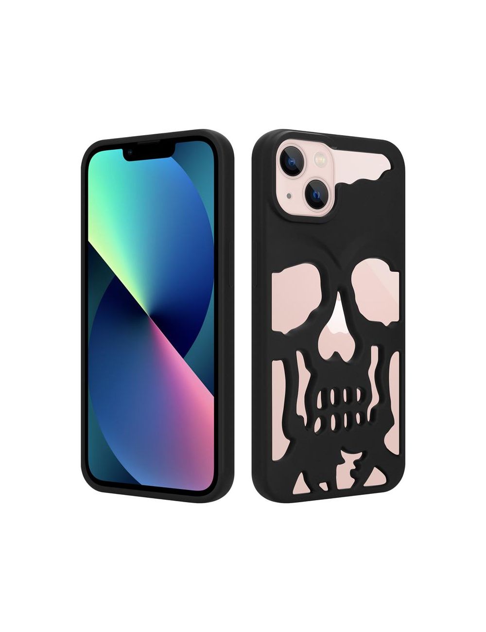 ETUI SKULL IPHONE 12 PRO MAX MATT BLACK / CZARNY