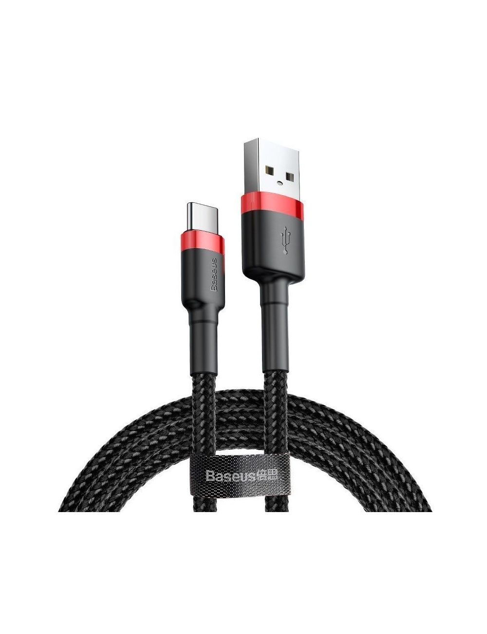 KABEL BASEUS CAFULE USB/USB-C 2A 3M RED/BLACK