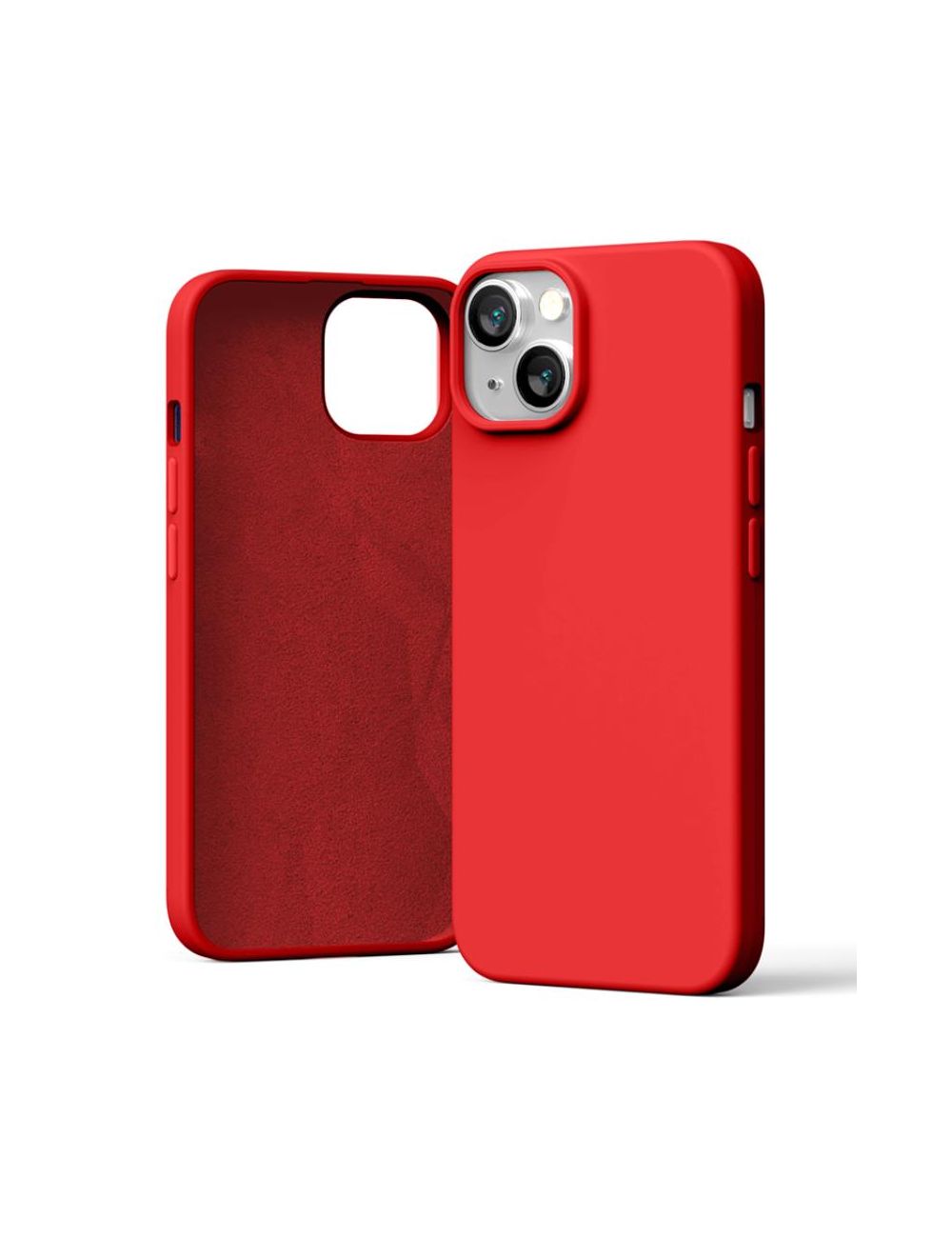 MERCURY SILICONE CASE IPHONE 15 (6.1), RED / CZERWONY